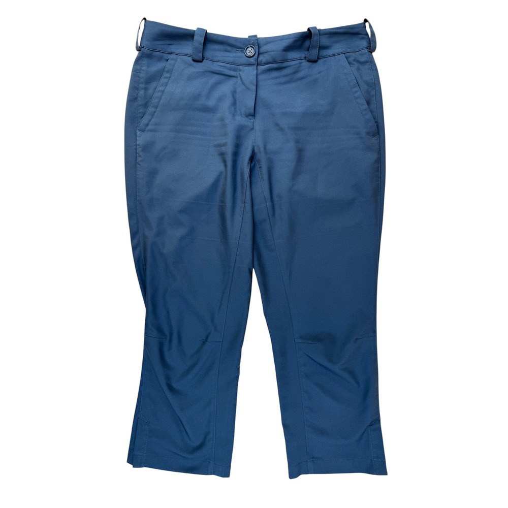 Nike‎ 6 Golf Pants Blue Tour Performance Dri-FIT Cropped Trousers Polyester